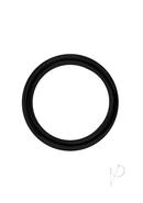 Stainless Steel Round Cock Ring 50mm Blk