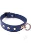 Rouge O Ring Studded Collar Blu